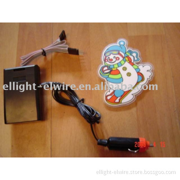 EL Car Sticker,EL light,EL sheet (100mmX95mm)